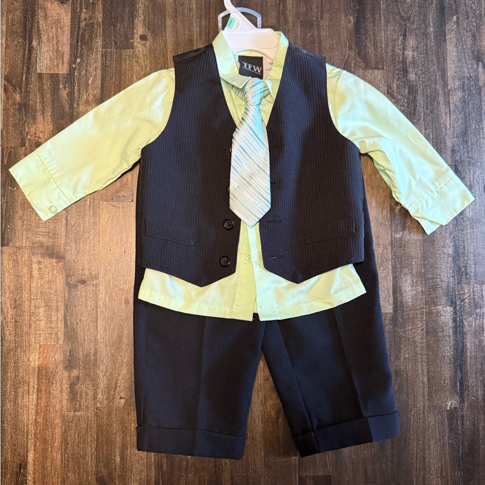 Dapper Kids Matching Set with Vest and Tie